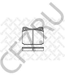 09 96 038 000 ALPINE Комплект тормозных колодок, дисковый тормоз в городе Екатеринбург